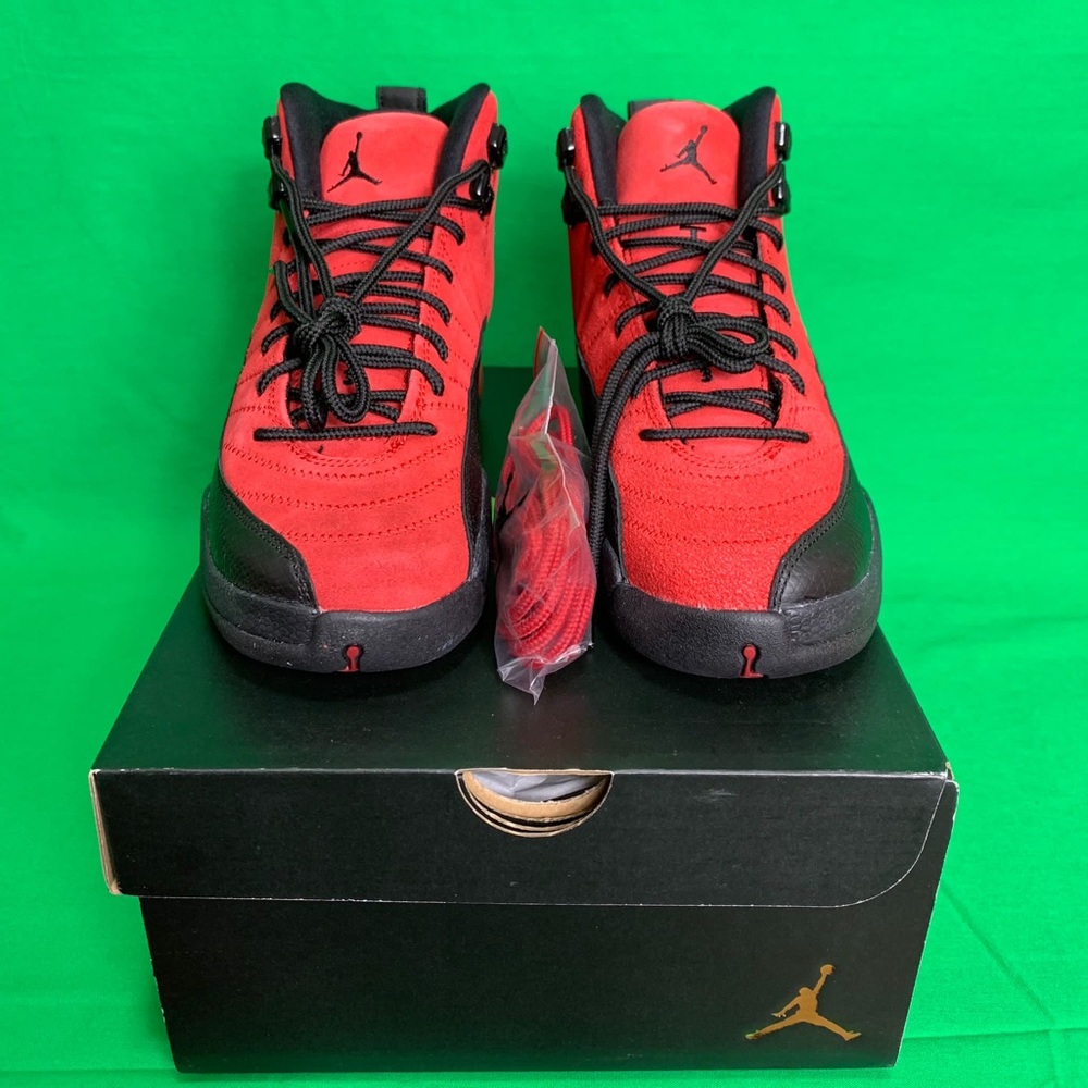 Air Jordan 12 Retro (GS) Varsity Red/Black Size 6Y